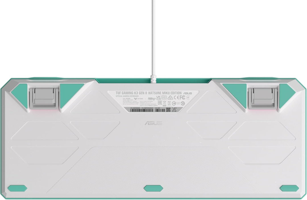 ASUS TUF Gaming K3 Gen II Hatsune Miku Edition - Teclado USB con ca...
