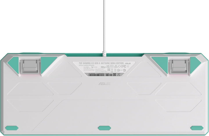 ASUS TUF Gaming K3 Gen II Hatsune Miku Edition - Teclado USB con ca...