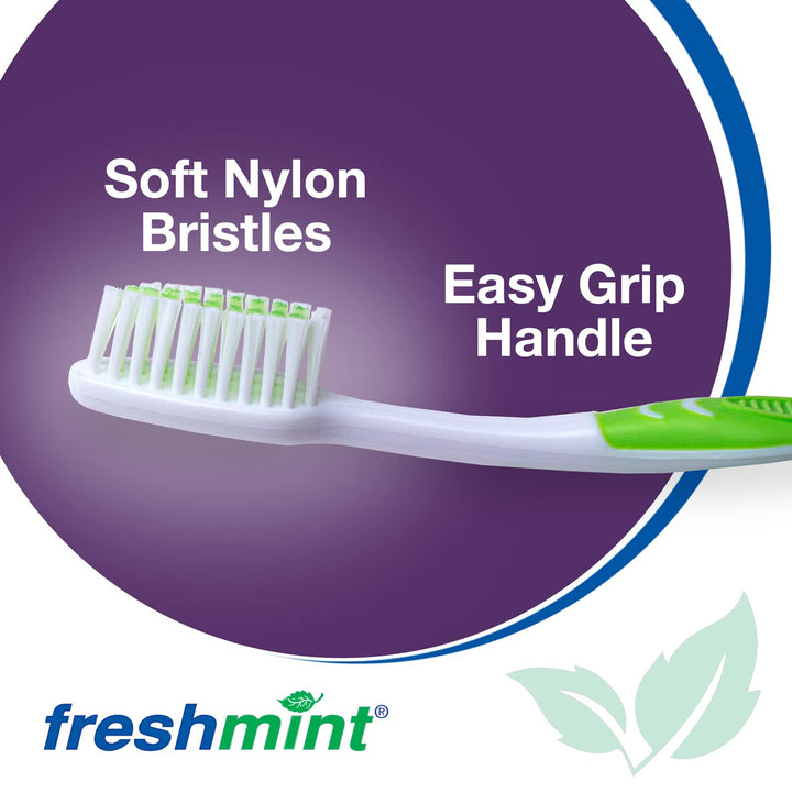 FRESHMINT Cepillos de dientes de alta calidad envueltos individualm...