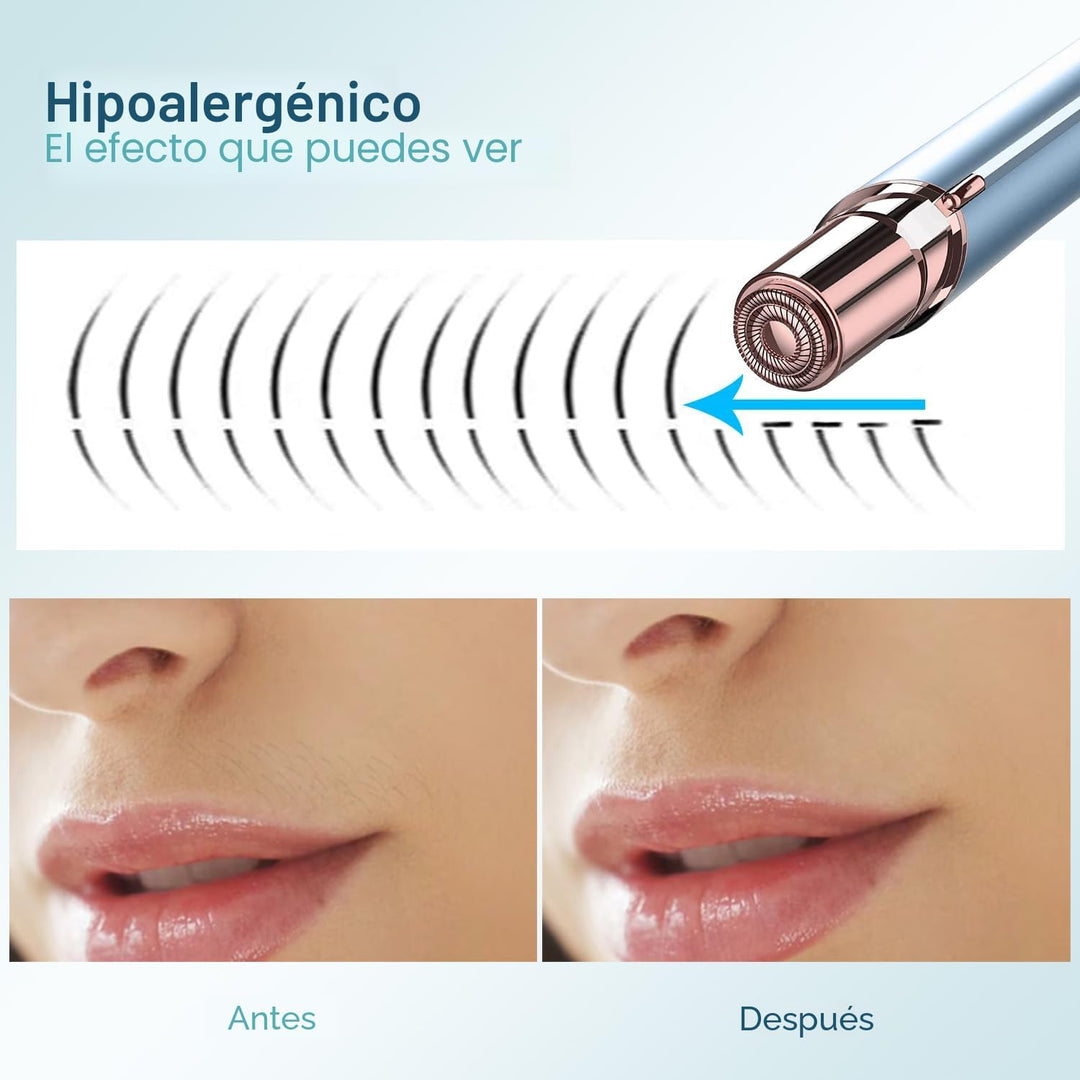 innobeaut Depilación facial para mujeres, removedor de vello facial...