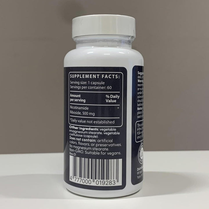 partiQlar Ribosida de nicotinamida (NR) 500mg - Suplemento NR para...