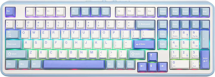 EPOMAKER TH99 Teclado mecánico inalámbrico de tres modos con baterí...