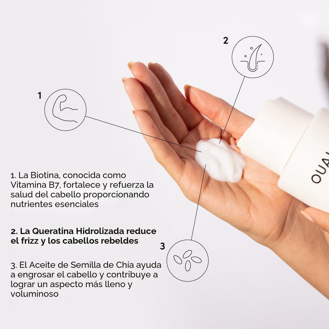 OUAI Set de Champú y Acondicionador para Cabello Fino - Champú y Ac...