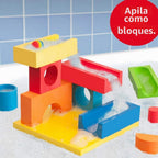 BathBlocks Carrera de Bolas y Cascada Edades 3 - 9 años