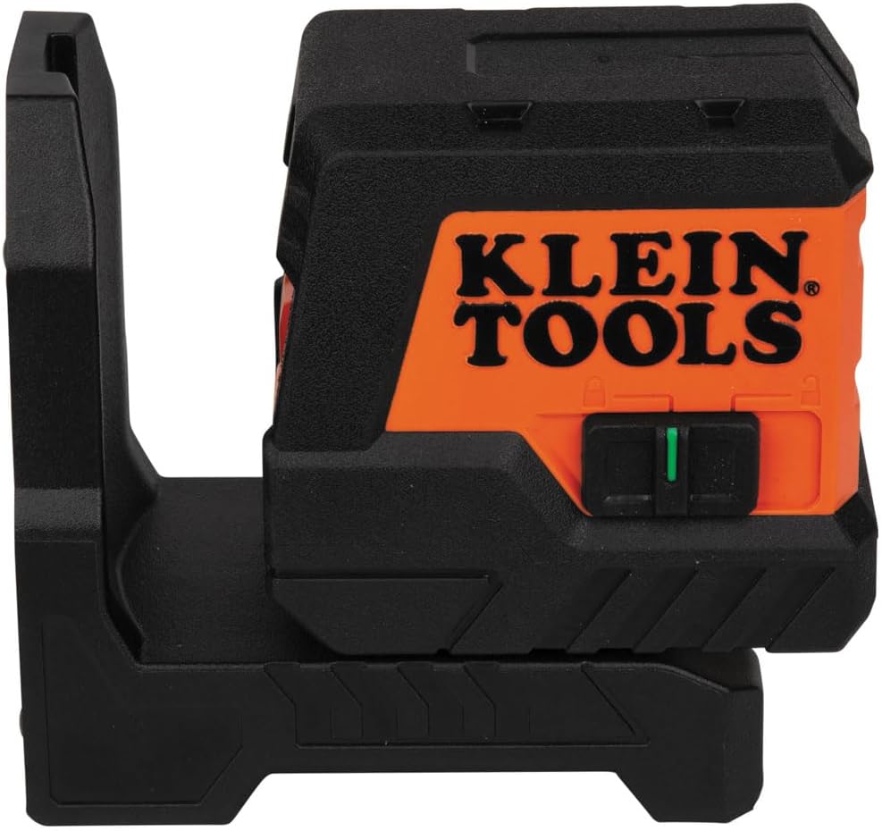 Klein Tools Nivel láser autonivelante 93MCLG, mini nivel de línea cruzada