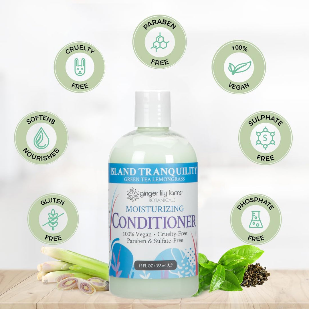 Ginger Lily Farms Botanicals - Acondicionador hidratante para cabel...