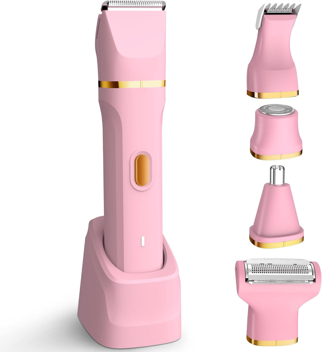 KINGTEE Recortadora de bikini eléctrica 5 en 1 para mujer, afeitado...