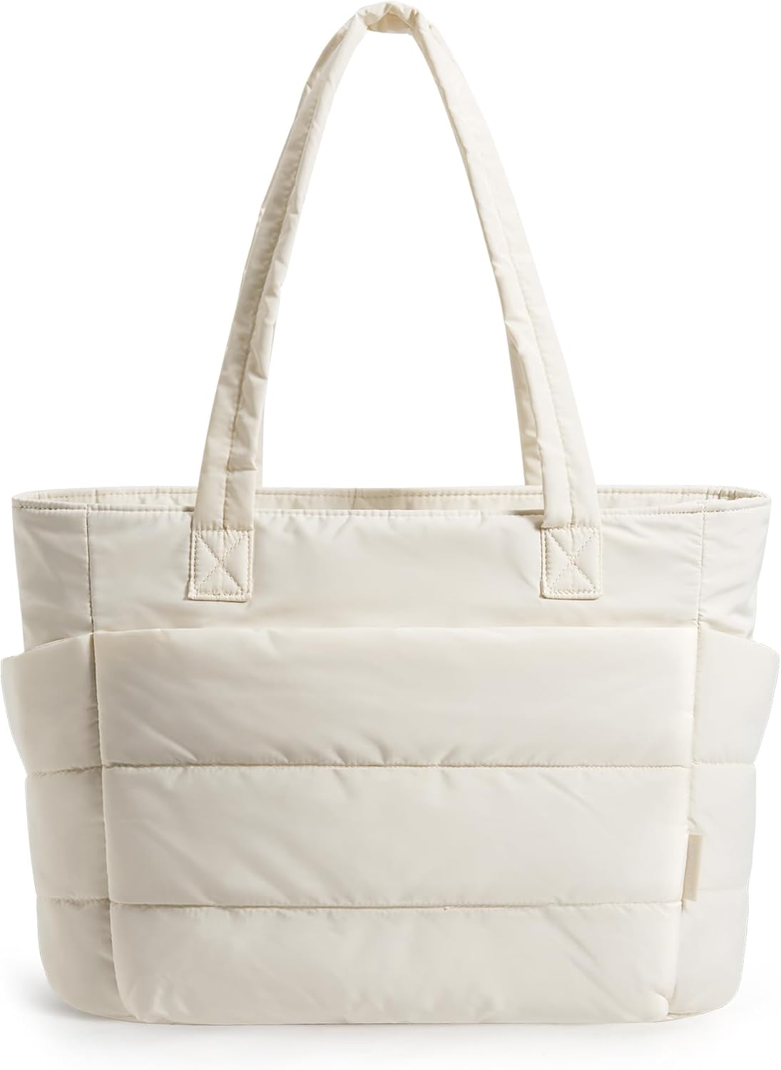 BAGSMART - Bolso de mano hinchado para mujer, bolso de trabajo ligero