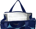 Kate Spade New York, Bolsa de almuerzo portátil suave con forro interior