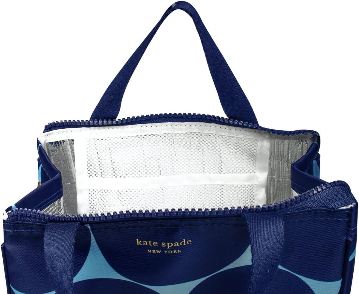 Kate Spade New York, Bolsa de almuerzo portátil suave con forro interior