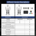 Robot de Interacción con Visión y Voz AI para Arduino Scratch Python Programación 17DOF Robot Humanoide Gran Modelo Proyecto STEM Educación Comando de Voz Caminar Bailar Autopárate Kit estándar Tonybot