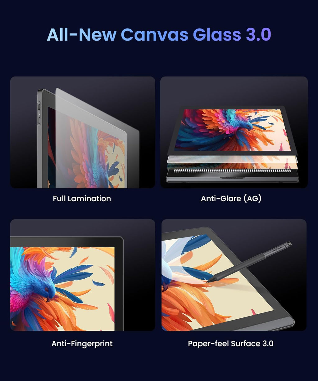 DIGIDRAW Turing Pro 19 18.4" Pantalla con lápiz 4K UHD 16K presión AG+AF