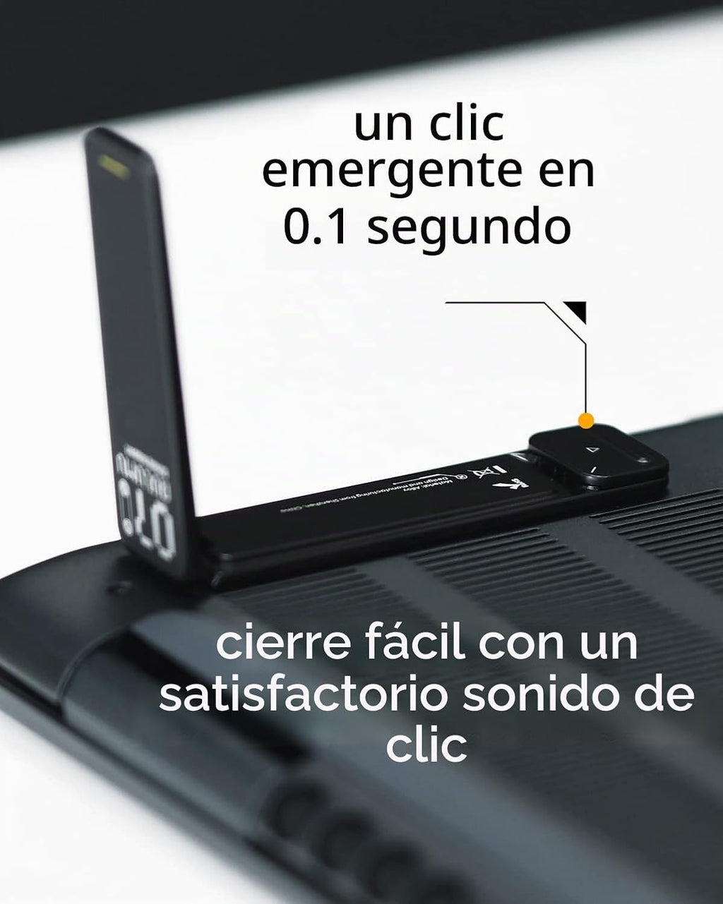 Aulumu G07 Soportes de Patas Desplegables para Laptop, Soporte de Refrigeración Súper Portátil para Laptop, Elevador Ergonómico para Laptop para Escritorio para MacBook, Todas las Laptops, Tabletas, 8