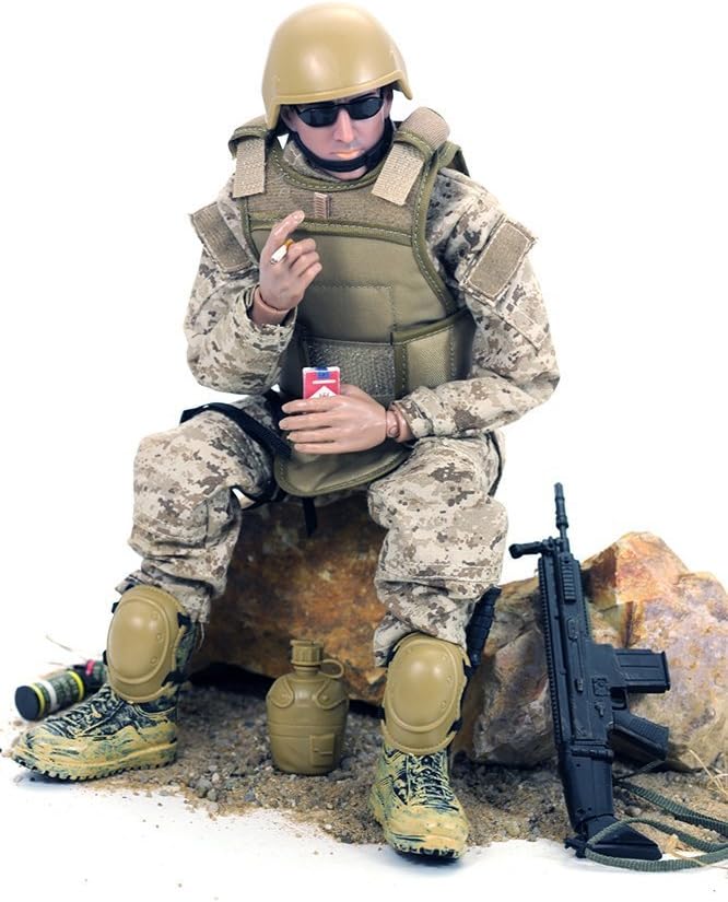 BJPEY Figuras de acción de fuerzas especiales de soldados de 12 pul...