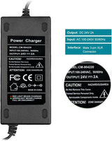 Cargador de scooter eléctrico de 24 V 2 A adecuado para Go