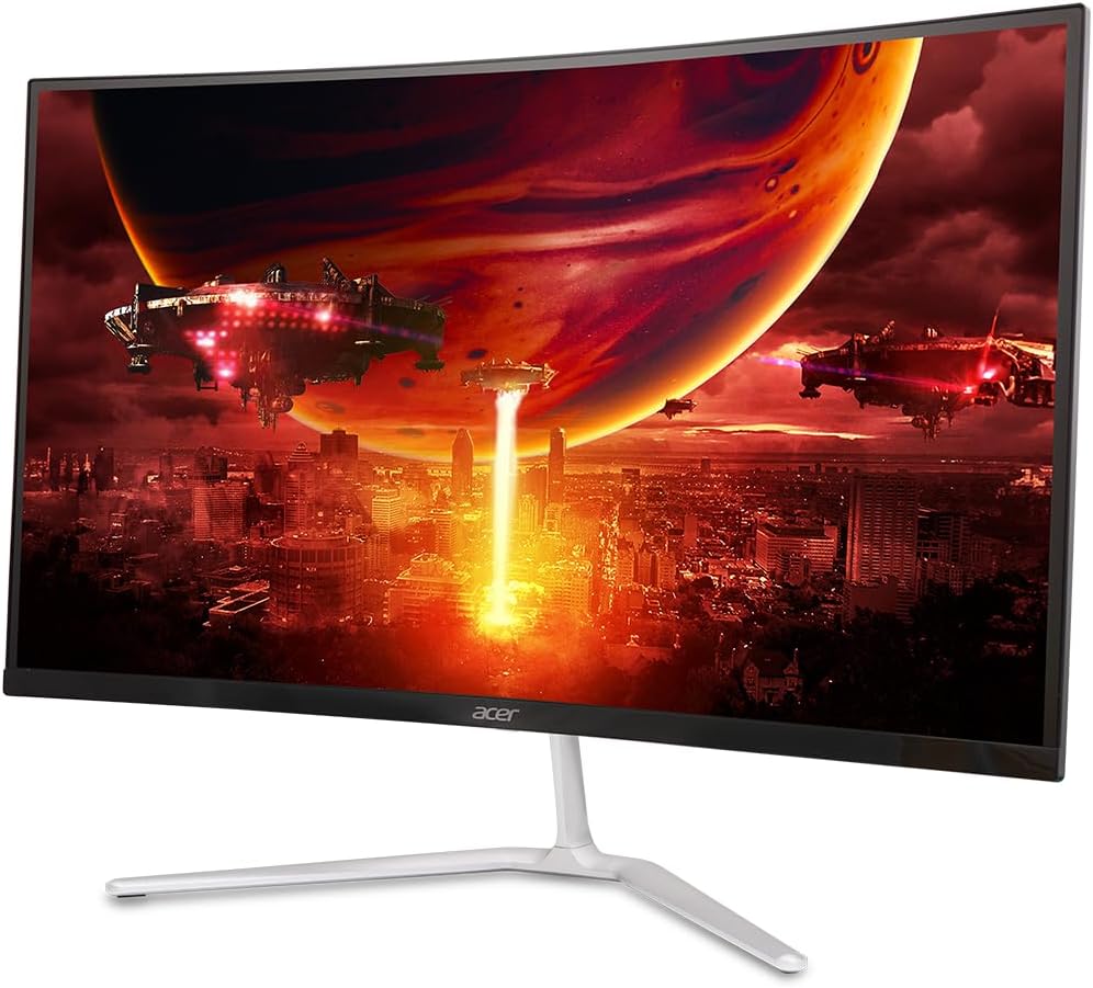 Monitor para juegos Acer Nitro 27 pulgadas QHD 2560x1440 Curvo 180H...