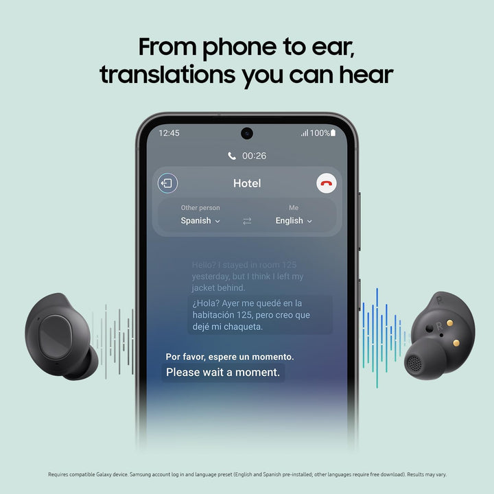 Samsung Galaxy Buds FE Auriculares inalámbricos Bluetooth, ajuste c...