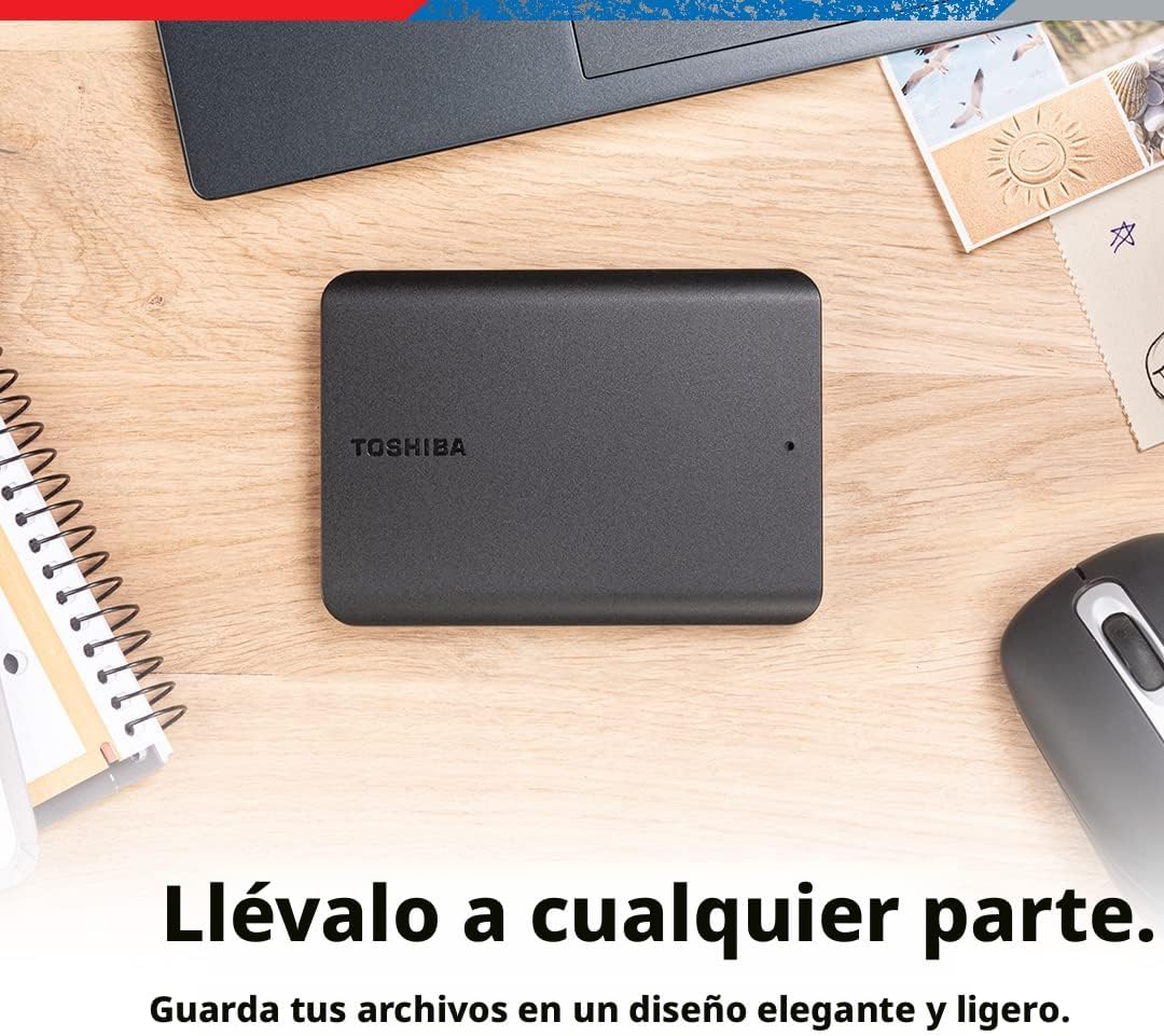 Toshiba Canvio Basics HDTB510XK3AA - Disco duro externo portátil de...