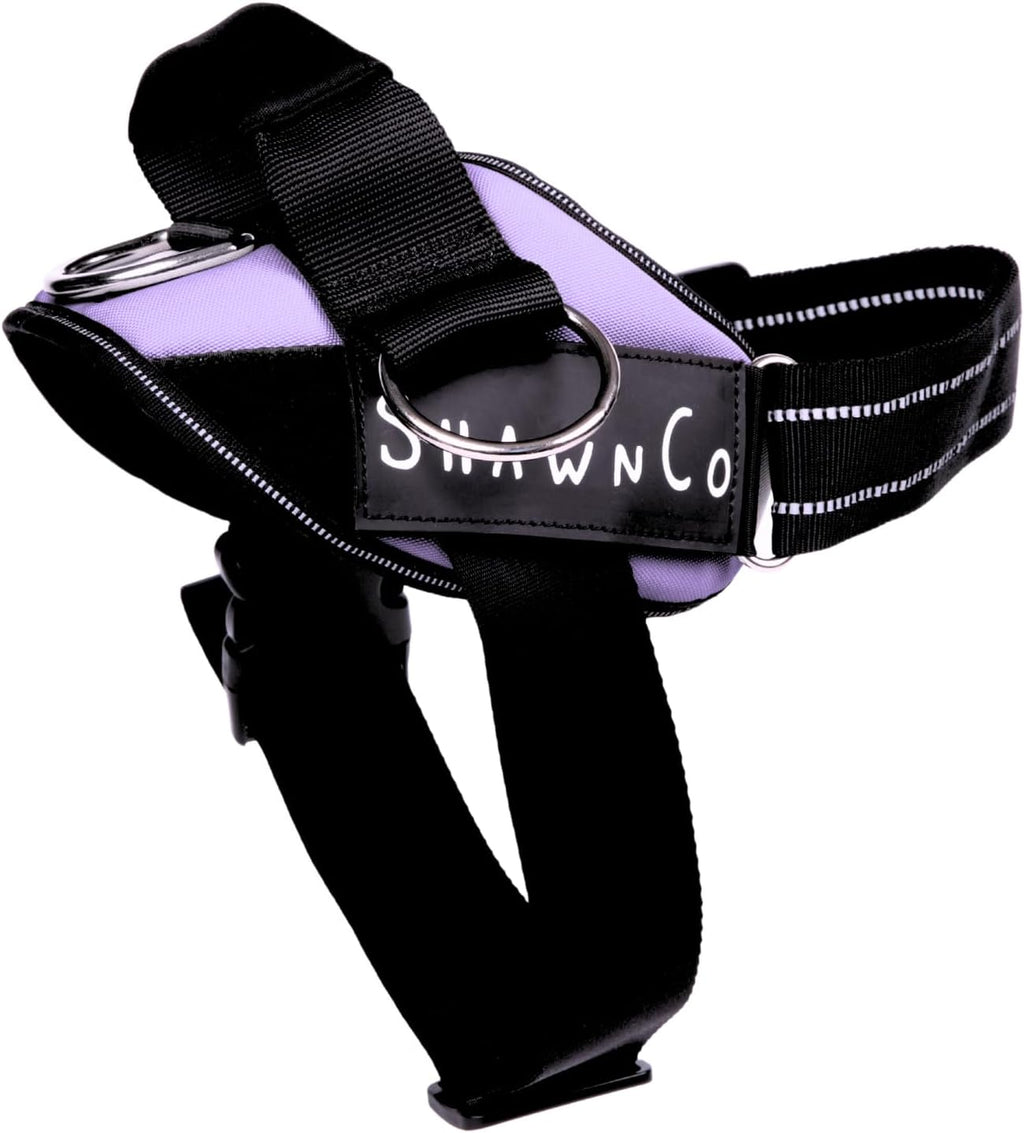 ShawnCo Essential Pro Arnés para Perros, Chaleco Anti-Tirones para Mascotas con 3 Clips para Correa y Parches Laterales Reflectantes Removibles, Arnés Ajustable y Acolchado para Perros Pequeños