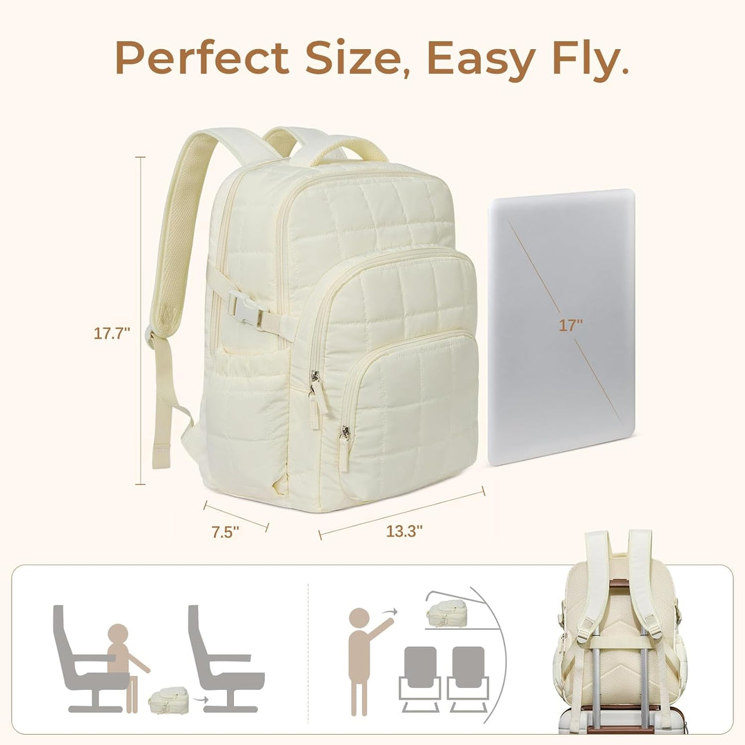 CLUCI - Mochila acolchada y con diseño de capuchina para portátil p...