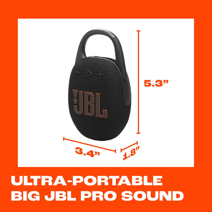 JBL Clip 5 - Parlantes Bluetooth ultraportátiles, impermeables y a...