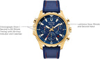 Reloj cronógrafo de cuarzo Bulova para hombre Marine Star Series B en acero inoxidable, 6 manecillas