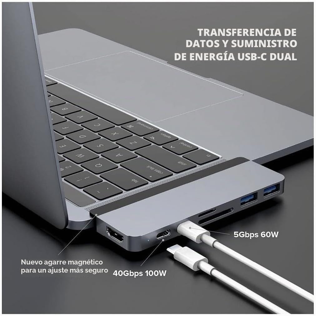 Hyper, GN28C-SILVER, hub USB