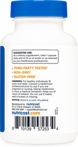 Nutricost Biotina (Vitamina B7) 10,000 mcg (10 mg), 120 cápsulas -...