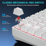 BlueFinger Combo de teclado y mouse mecánicos para juegos 60% \u201...