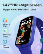 BIGGERFIVE Vigor Plus - Reloj de fitness para niños, reloj inteligente 1.47