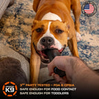 Monster K9 Chew Stick - para masticadores difíciles, juguete para perro de caucho natural, 9 in