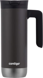 Contigo Superior 2.0 taza de viaje de acero inoxidable con asa con tapa SNAPSEAL, 20 onzas.