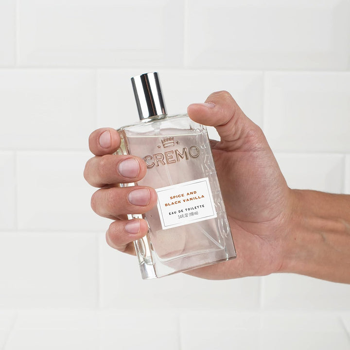 Cremo Colonia para Hombre - Spray de Colonia de Especias y Vainilla...