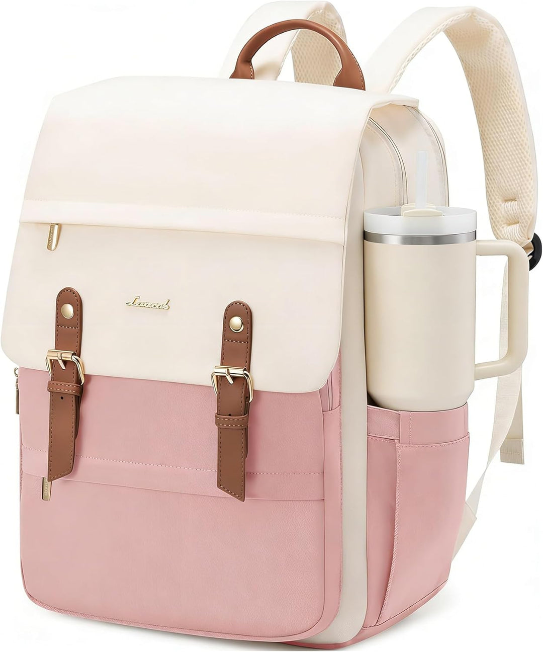 LOVEVOOK Mochila para computadora portátil para mujer, mochila de v...