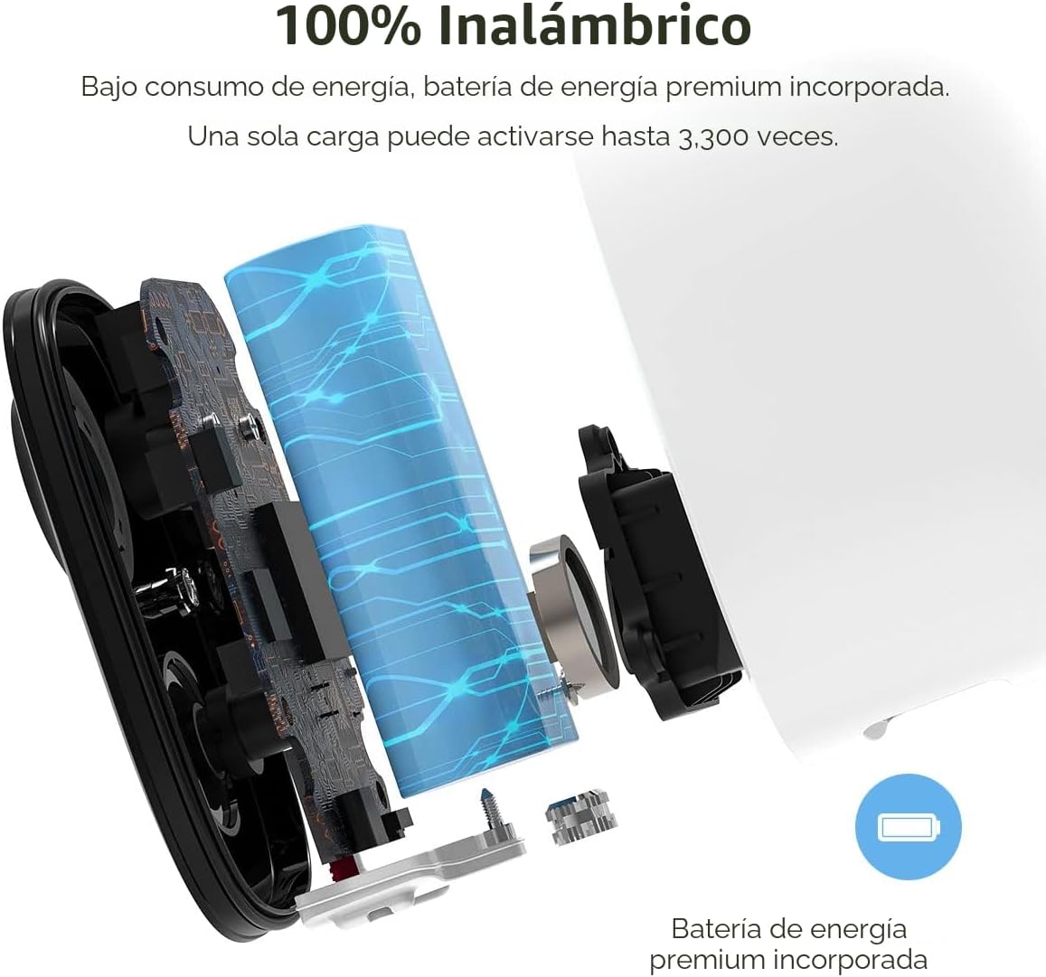 Sistema de 4 cámaras GMK, Cámaras de seguridad inalámbricas para exterior, Video 2K