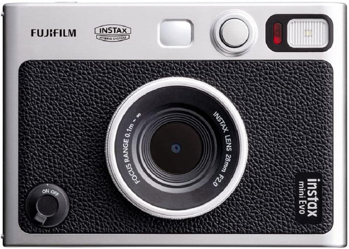 FUJIFILM INSTAX MINI EVO - Cámara instantánea híbrida + película Fu...