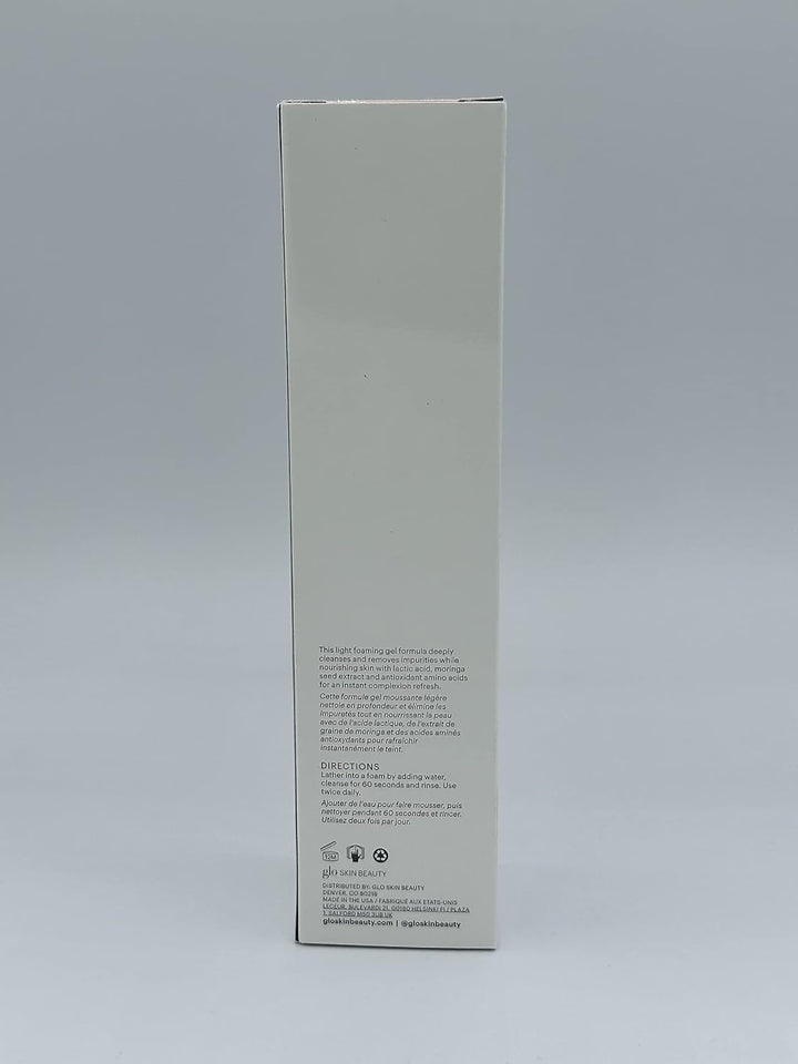 Glo Skin Beauty Hydra-Bright AHA Cleanser | Limpiador de gel espumo...