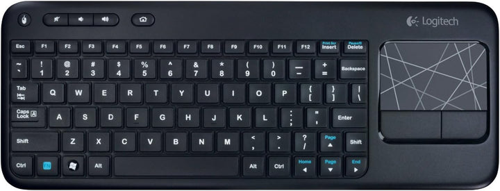 Logitech teclado táctil inalámbrico K400 con panel táctil múltiple...