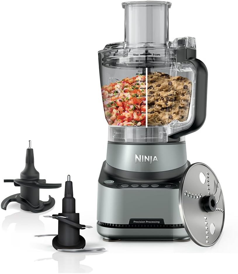 Ninja Procesador de alimentos y mezclador de masa PrecisionPro, 1000PW, 9