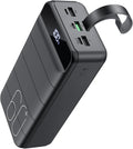 Cargador Portátil 60000mAh Banco de Energía - Carga Rápida 22.5W Pa...