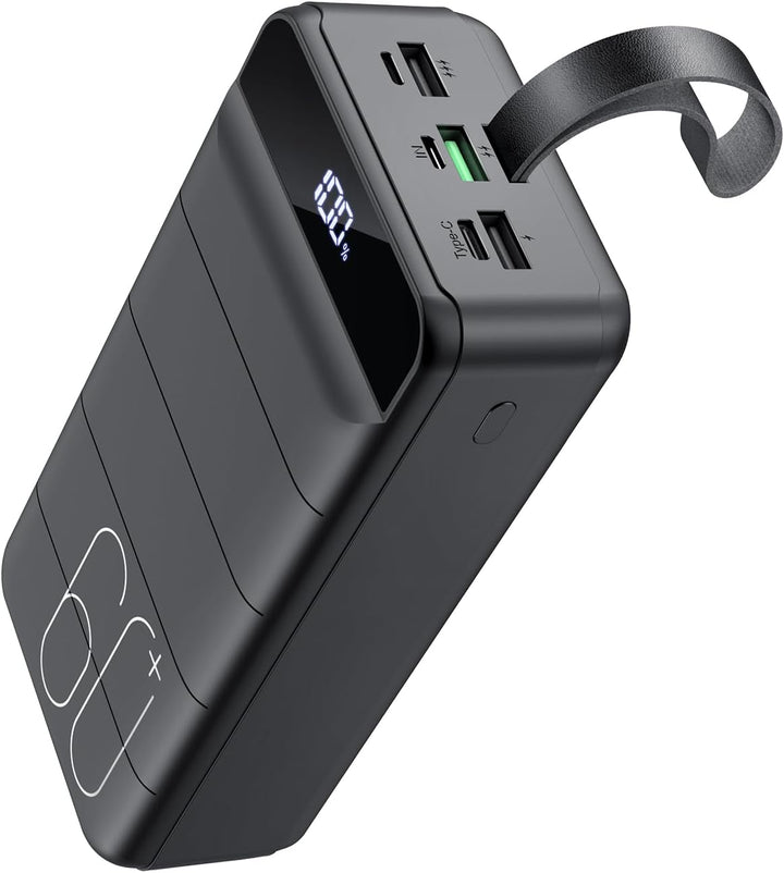 Cargador Portátil 60000mAh Banco de Energía - Carga Rápida 22.5W Pa...