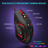 BlueFinger Combo de teclado y mouse mecánicos para juegos 60% \u201...