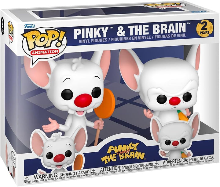 Funko Pop! Animation: Pinky &amp; The Brain, paquete de 2 - Figura...