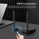 DBIT N300 2.4GHz - Router WiFi con modo repetidor inalámbrico WISP,...