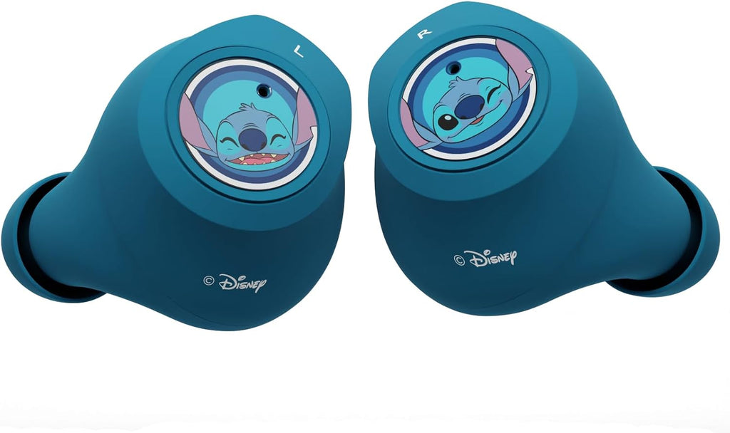 Auriculares Bluetooth Disney Lilo y Stitch con estuche de carga - Auriculares inalámbricos con micrófono incorporado + Hasta 30 horas de tiempo de reproducción - Regalos de Lilo y Stitch para niñas