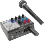NUX B-3RC Sistema inalámbrico de micrófono de 2.4 GHz con estuche de carga