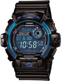 Reloj Casio para hombre, de la gama G-Shock, de color negro y azul, de resina, digital y deportivo (G8900A-1CR)