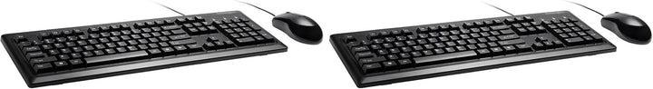 Kensington Juego de escritorio USB con cable y mouse en caja (K7243...