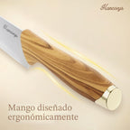 Juego de cuchillos, juego de cuchillos de cocina de 15 piezas con