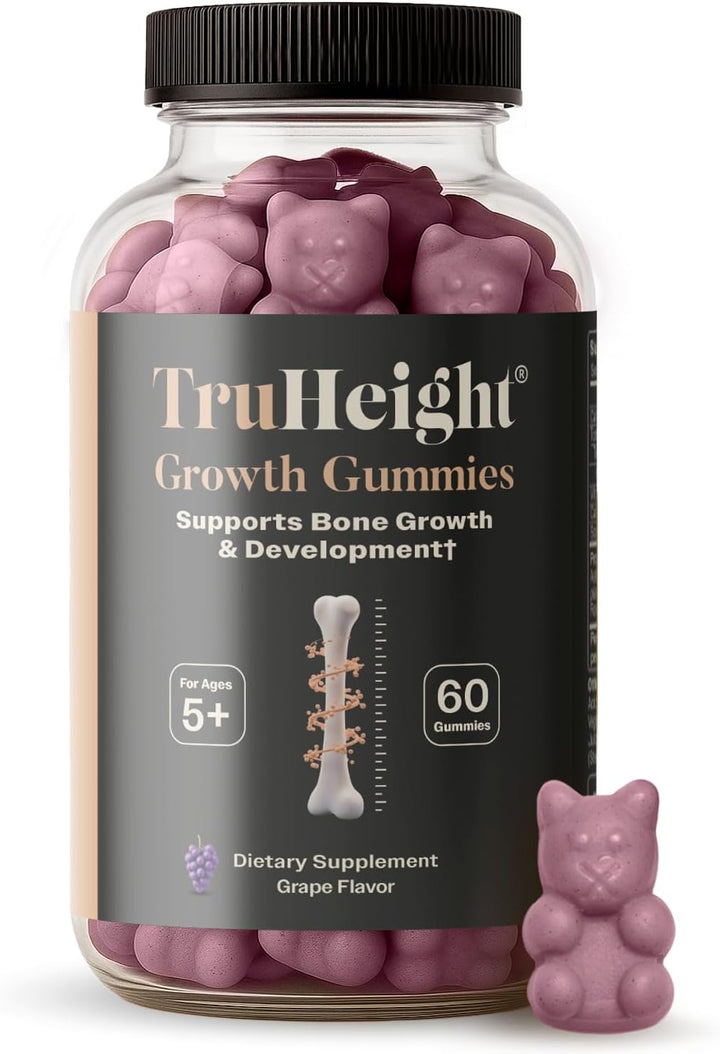 TruHeight Gomitas de Crecimiento (Uva) Nutrición Alta para Suplemen...